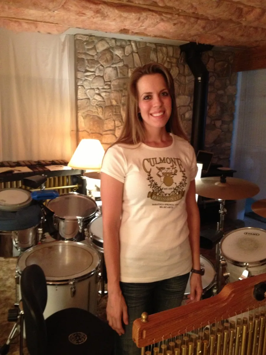 Culmone Percussion student drumming